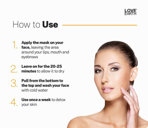 Love Earth Charcoal PeelOff Mask