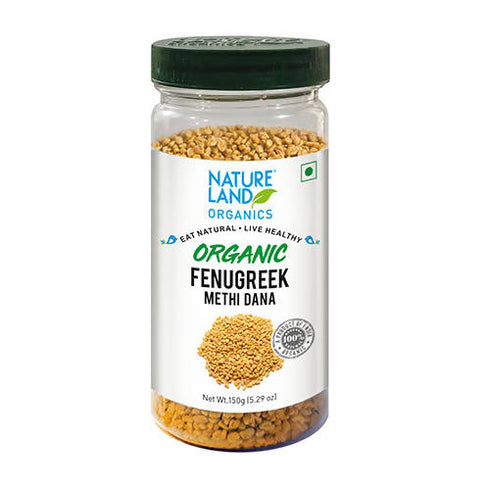 Nature Land Organics Fenugreek |Methi Dana