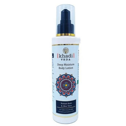 Khadi Veda British Rose & Aloe Vera Deep Moisture Body Lotion