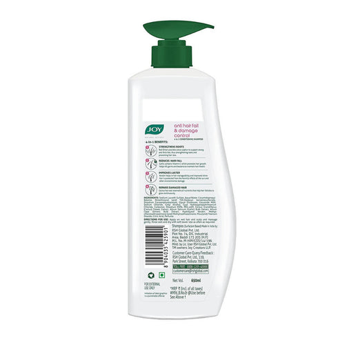 Joy Natural Actives Anti Hairfall And Damage Control Conditioning Shampoo