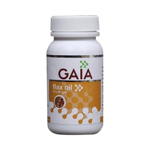 GAIA Flax Oil Capsule bottle of 60 capsules