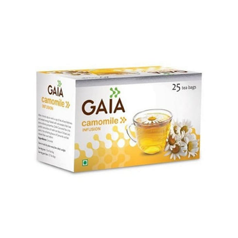 GAIA Green Tea Camomile packet of 25 tea bags