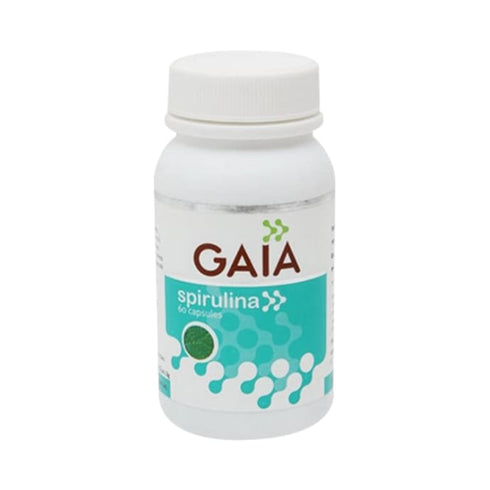 GAIA Spirulina Capsule bottle of 60 capsules