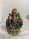 Decorated Clay Ganesh 6" - 800gms