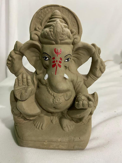 Clay Ganesh 7" - 1000gms