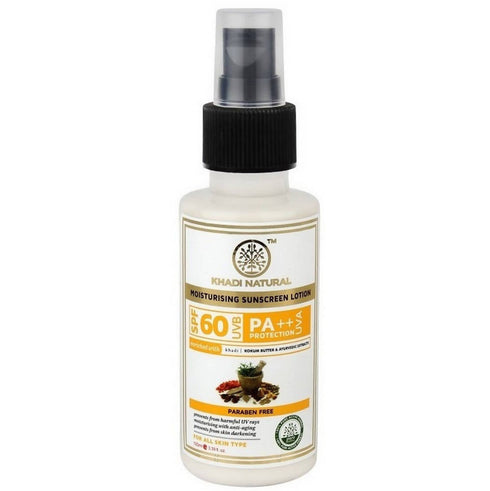 Khadi Natural Moisturising Sunscreen Lotion SPF 60 100g