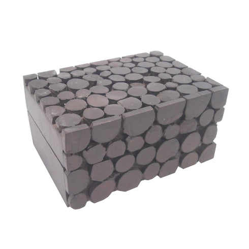 Wooden Box 9" x 5" x 4" ht