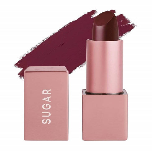 Sugar Mettle Matte Lipstick Lyssa | Deep Burgundy Red