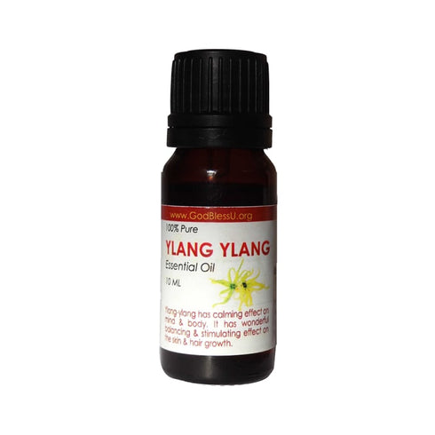 God Bless U 100% Pure Essential Oil Ylang Ylang,bottle of 10 ml Oil X 2