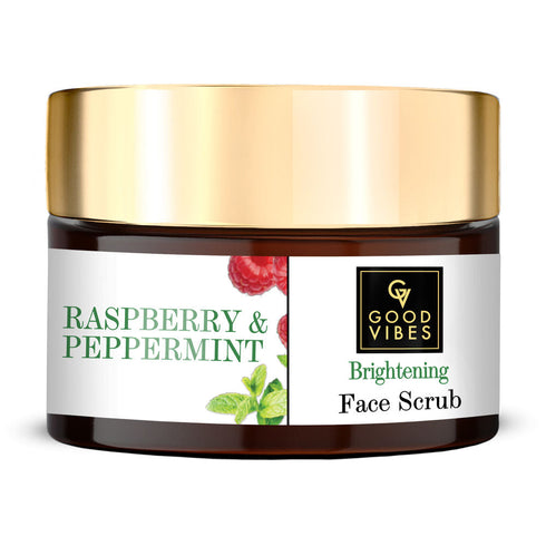 Good Vibes Brightening Face Scrub - Raspberry & Peppermint