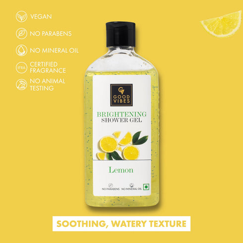 Good Vibes Lemon Brightening Shower Gel 300ml