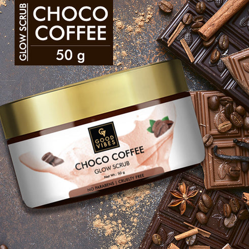 Good Vibes Choco Coffee Glow Face Scrub 50g