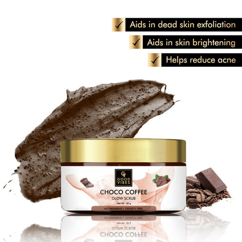 Good Vibes Choco Coffee Glow Face Scrub 50g