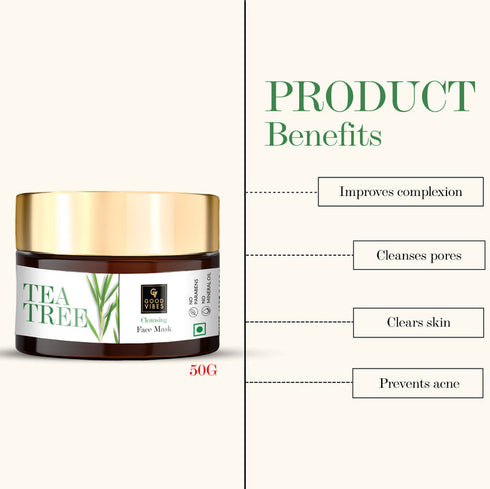 Good Vibes Tea Tree Cleansing Mask