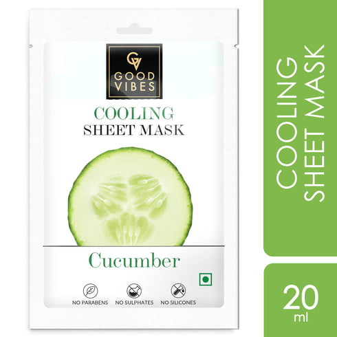 Good Vibes Cucumber Cooling Sheet Mask