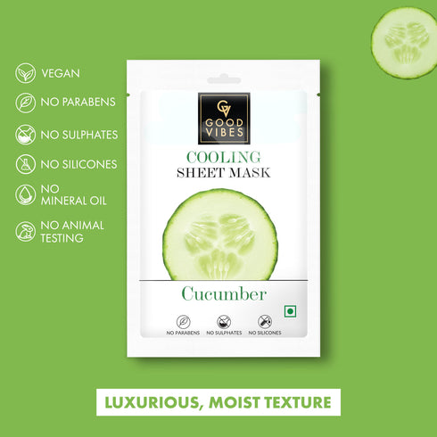 Good Vibes Cucumber Cooling Sheet Mask