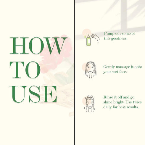 Good Vibes Dark Spot Removal + Skin Toning Face Wash - Geranium + Liquorice