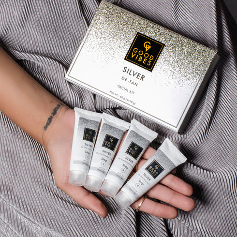 Good Vibes Silver De-Tan Facial Kit
