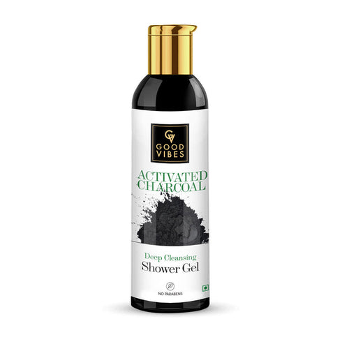 Good Vibes Activated Charcoal Deep Cleansing Shower Gel