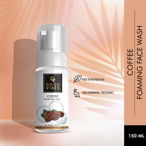 Good Vibes Coffee Foaming Face Wash 150ml
