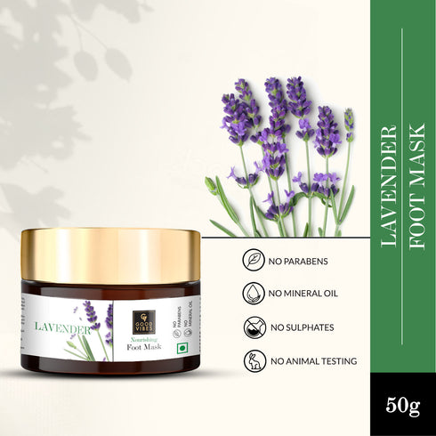 Good Vibes Nourishing Foot Mask - Lavender 50g
