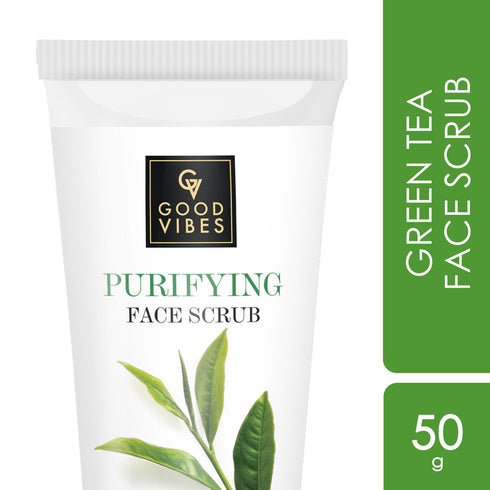 Good Vibes Green Tea Purifying Face Scrub