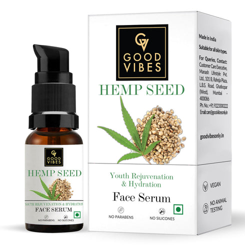 Good Vibes Hemp Seed Hydrating Face Serum 10ml