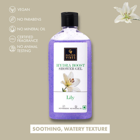 Good Vibes Lily Hydra Boost Shower Gel 300ml