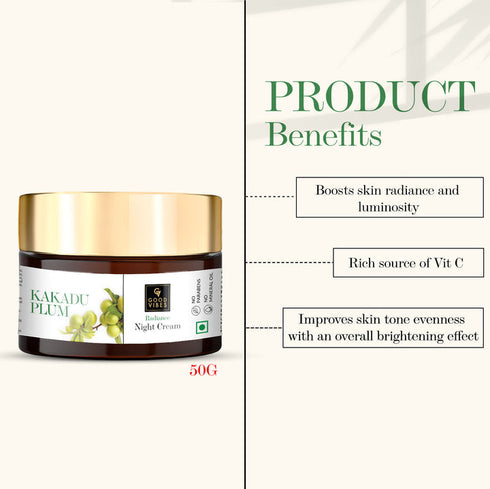 Good Vibes Kakadu Plum Radiance Night Cream 50g