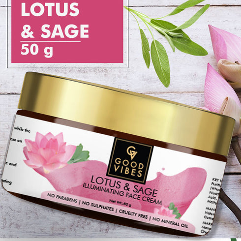 Good Vibes Lotus & Sage Hydrating Face Cream 50g