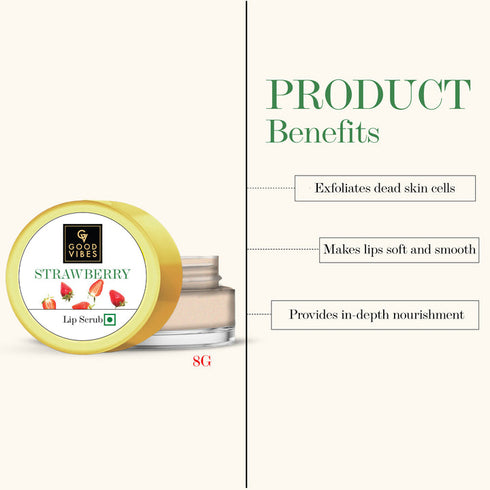 Good Vibes Strawberry Lip Scrub