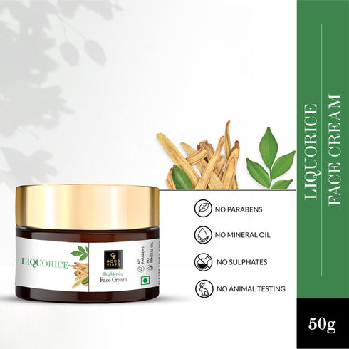 Good Vibes Liquorice Brightening Face Cream