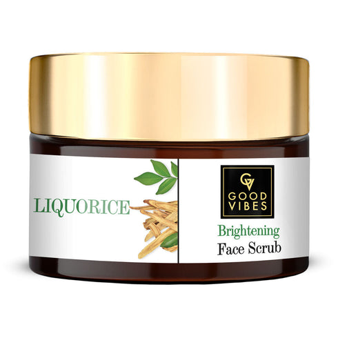 Good Vibes Liquorice Brightening Face Scrub