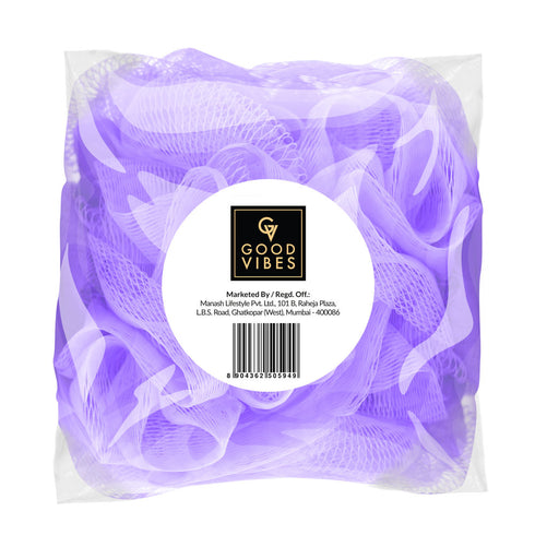Good Vibes Purple Loofah
