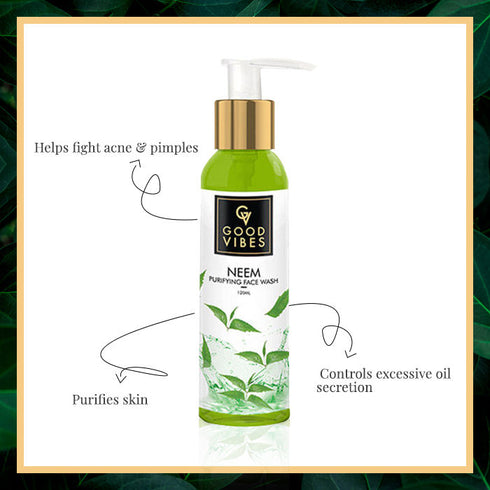Good Vibes Neem Purifying Face Wash 120ml