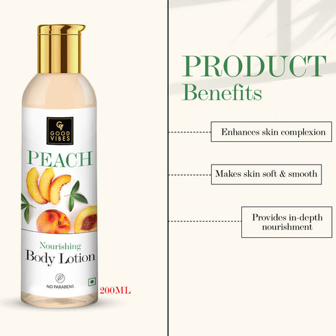 Good Vibes Peach Nourishing Body Lotion 200ml
