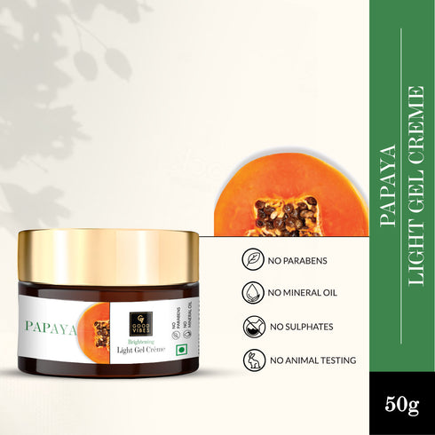 Good Vibes Papaya Brightening Light Gel Cream