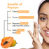 Good Vibes Papaya Skin Clearing Foaming Face Wash with Deep Cleansing Brush
