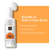 Good Vibes Papaya Skin Clearing Foaming Face Wash with Deep Cleansing Brush