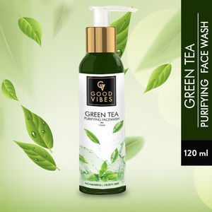 Good Vibes Green Tea Purifying Face Scrub