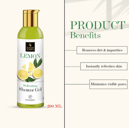 Good Vibes Lemon Refreshing Shower Gel