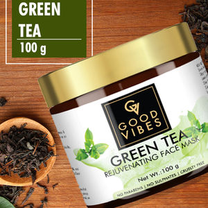 Good Vibes Green Tea Rejuvenating Face Mask