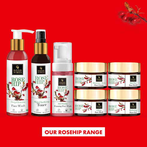 Good Vibes Rosehip Skin Cleansing Foaming Face Wash