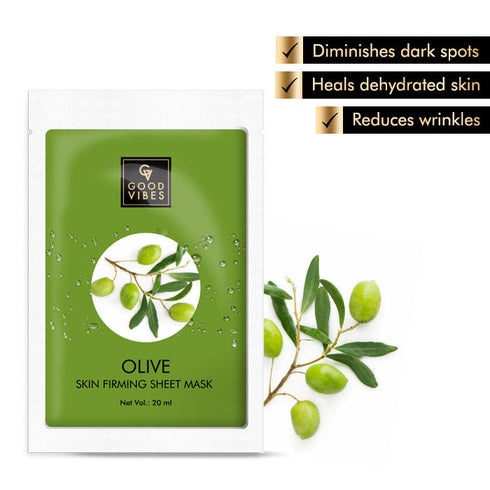 Good Vibes Olive Skin Firming Sheet Mask