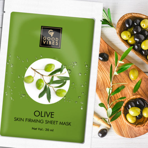 Good Vibes Olive Skin Firming Sheet Mask