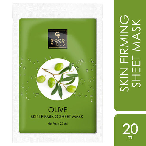 Good Vibes Olive Skin Firming Sheet Mask
