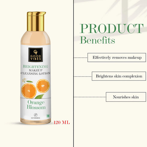 Good Vibes Orange Blossom Brightening Makeup Cleansing Lotion