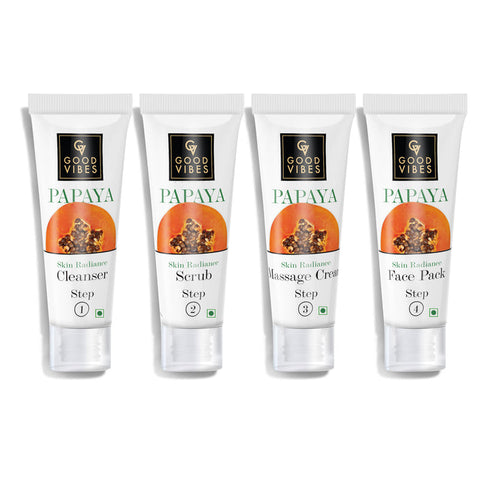 Good Vibes Skin Radiance Facial Kit - Papaya
