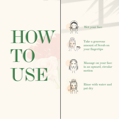 Good Vibes Rose & Geranium Skin Tightening Scrub