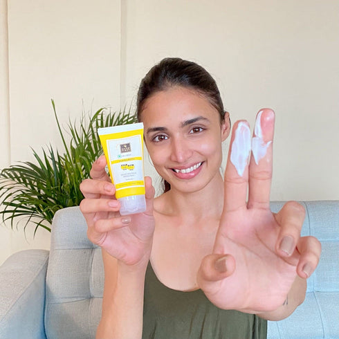 Good Vibes UVA & UVB Protection SPF 50 PA+++ Broad Spectrum Gel Creme